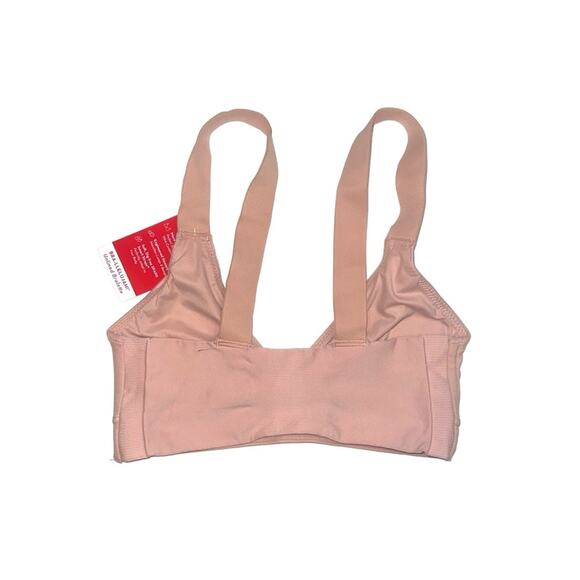 NWT Spanx Bra-llelujah Unlined Pink Bralette in Vintage Rose XS - Picture 3 of 6